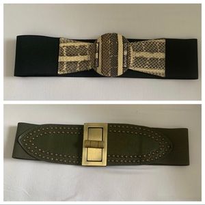 ✌🏼 Cobra Black and Military Belts